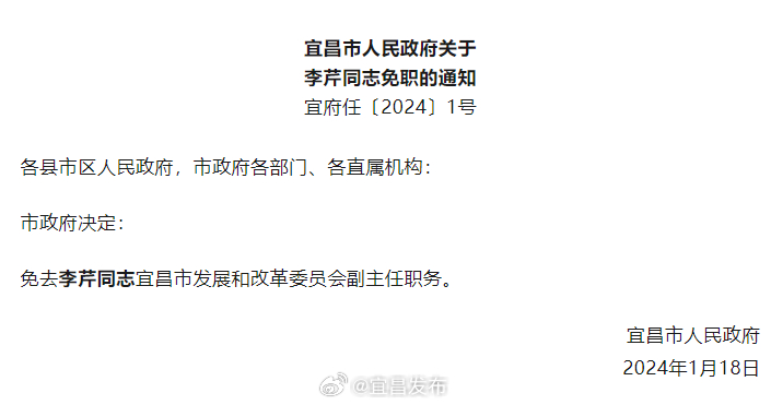 湖北省宜昌市市轄區人事任命動態解析